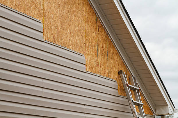 Professional Siding technician working in Thorndale, TX